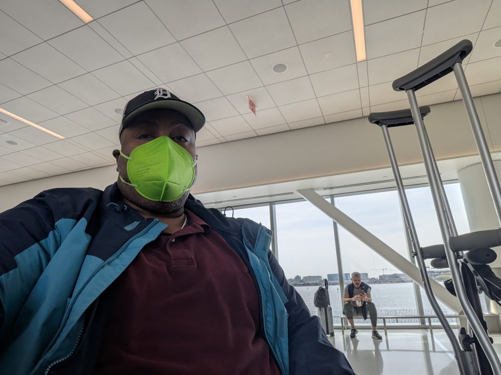 SCHEQ Founder at LGA Airport