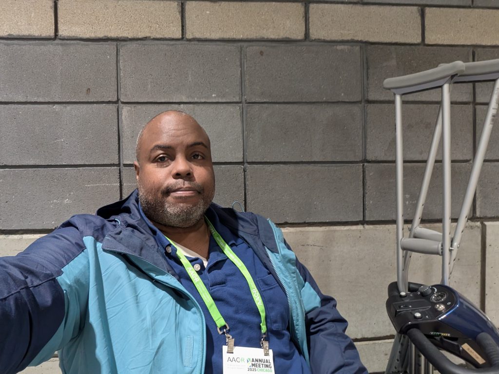 SCHEQ Founder on Mobility Scooter at McCormick 