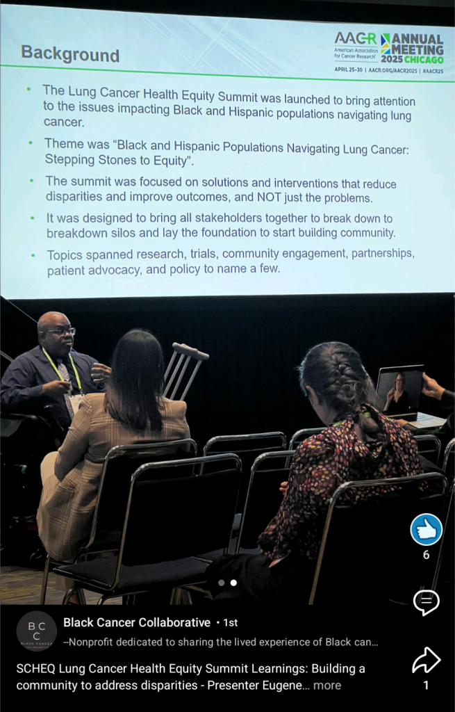 SCHEQ Founder presenting at AACR Annual Meeting